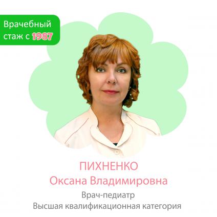 Пихненко Оксана Владимировна